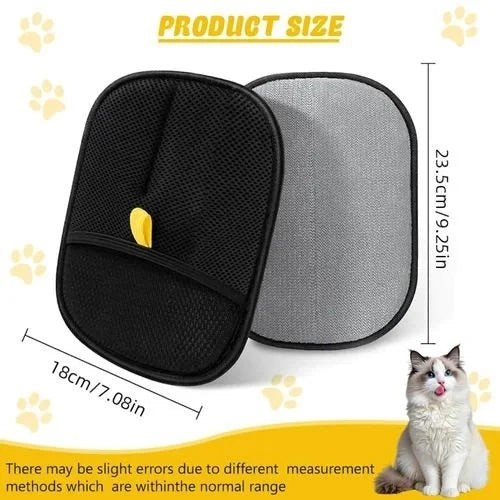 Pet Grooming Glove – Deshedding & Massage Mitt for Cats & Dogs